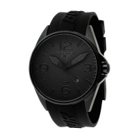 Torgoen Swiss Men's T10302 Black Phantom Dial 3-Hand Analog Rubber Strap Watch Torgoen Swiss Men's T10302 Black Phantom Dial 3-Hand Analog Rubber Strap Watch