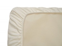 Naturepedic Organic Cotton Portable Crib Fitted Sheet, Ivory Naturepedic Organic Cotton Portable Crib Fitted Sheet, Ivory