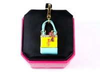 Juicy Couture Beach Bag Charm for Bracelet Gold Juicy Couture Beach Bag Charm for Bracelet Gold