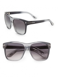 THE LOOKWayfarer shapeAcetate ombré injection framesLogo etched on lensMetal temple detail Logo accented end-pieces Gradient lenses UV protective Signature case includedORIGINMade in Italy THE LOOKWayfarer shapeAcetate ombré injection framesLogo etched on lensMetal temple detail Logo accented end-pieces Gradient lenses UV protective Signature case includedORIGINMade in Italy