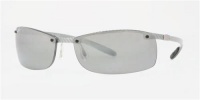 Ray Ban Sunglasses RB8305 Tech 083/82 Light Carbon/Polarized Grey Mirror Silver Gradient, 64mm Ray Ban Sunglasses RB8305 Tech 083/82 Light Carbon/Polarized Grey Mirror Silver Gradient, 64mm