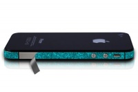 Verizon iPhone 4 Sparkling Vinyl Antenna Wrap - Sparkling Turquoise Verizon iPhone 4 Sparkling Vinyl Antenna Wrap - Sparkling Turquoise