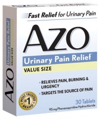 AZO Standard Urinary Pain Relief Tablets, 30-count Boxes (Pack of 3) AZO Standard Urinary Pain Relief Tablets, 30-count Boxes (Pack of 3)
