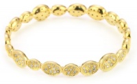 MELINDA MARIA Pod Collection Infinity Pod Pave Bangle MELINDA MARIA Pod Collection Infinity Pod Pave Bangle