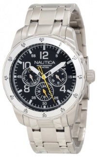 Nautica Men's N14644G Windseeker Classic Analog Enamel Bezel Watch Nautica Men's N14644G Windseeker Classic Analog Enamel Bezel Watch