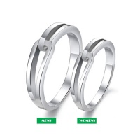 MiniBlue Knot Engagement Female Ring Size 5.3-7.7 US MiniBlue Knot Engagement Female Ring Size 5.3-7.7 US