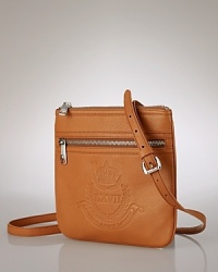 In rich pebbled leather, this compact crossbody from Lauren Ralph Lauren makes a classic case for downsizing. In a just right size, this bag proves less is really more. In rich pebbled leather, this compact crossbody from Lauren Ralph Lauren makes a classic case for downsizing. In a just right size, this bag proves less is really more.