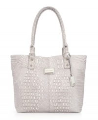 Marc Fisher's Dress for Success reptile-embossed tote is the perfect roomy purse for the office and beyond. Marc Fisher's Dress for Success reptile-embossed tote is the perfect roomy purse for the office and beyond.