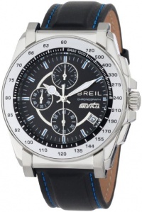 Breil Milano Men's TW0791 Manta Chronograph Ion-Plating Bezel Luminous Hands Watch