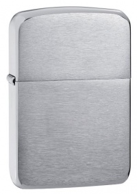 Zippo Brushed Chrome Lighter Zippo Brushed Chrome Lighter