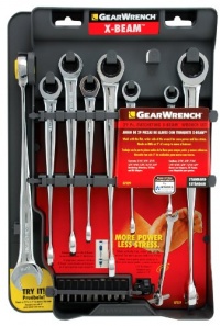 GearWrench 87329 SAE X-Beam 29-Piece Ratcheting Wrench Set GearWrench 87329 SAE X-Beam 29-Piece Ratcheting Wrench Set