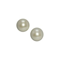 Carolee 12mm Pearl Stud Earring (White) Carolee 12mm Pearl Stud Earring (White)