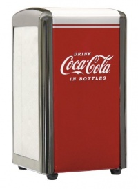 Tablecraft Drink Coca Cola Napkin Dispenser, Full Tablecraft Drink Coca Cola Napkin Dispenser, Full