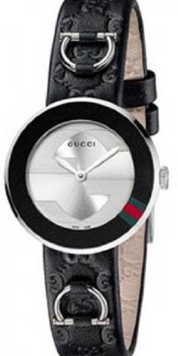 Women's Stainless Steel Dress Silver Tone Dial Black Leather Strap Women's Stainless Steel Dress Silver Tone Dial Black Leather Strap
