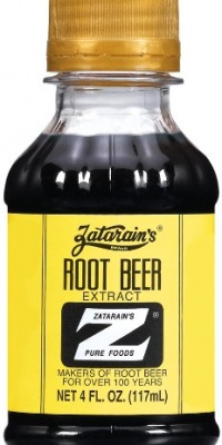 Zatarain's Root Beer Extract, 4 Ounce Plastic Bottles (Pack of 12)