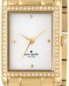 Kate Spade New York Women's 1YRU0064 Gold Bracelet Crystal Bezel Waldorf Watch