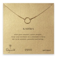 Dogeared Jewelry 18 Inch Karma Necklace