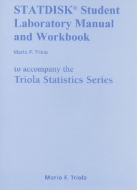STATDISK Manual for the Triola Statistics Series STATDISK Manual for the Triola Statistics Series
