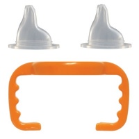 Thinkbaby Baby Bottle to Sippy Cup Conversion/Replacement Kit, Orange, 9 Months Thinkbaby Baby Bottle to Sippy Cup Conversion/Replacement Kit, Orange, 9 Months