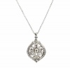 Eliot Danori Necklace, Rhodium-Plated Cubic Zirconia Splendor Pendant