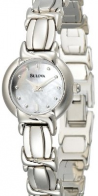 Bulova Women's 96L90 Mother of Pearl Bracelet Watch Bulova Women's 96L90 Mother of Pearl Bracelet Watch