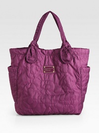 EXCLUSIVELY AT SAKS in Royal Purple. Signature letter stitching defines this roomy carryall, finished with oversized pockets and elegantly knotted handles.Double top handles, 8 dropMagnetic top closureTwo outside open pocketsOne inside zip pocketTwo inside open pocketsFully lined20W X 15H X 5½DImported Please note: Hardware varies by bag. EXCLUSIVELY AT SAKS in Royal Purple. Signature letter stitching defines this roomy carryall, finished with oversized pockets and elegantly knotted handles.Double top handles, 8 dropMagnetic top closureTwo outside open pocketsOne inside zip pocketTwo inside open pocketsFully lined20W X 15H X 5½DImported Please note: Hardware varies by bag.