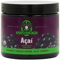 SAMBAZON Organic Freeze-Dried Acai Powder, Antioxidant Superfood, 90-Gram Jar SAMBAZON Organic Freeze-Dried Acai Powder, Antioxidant Superfood, 90-Gram Jar