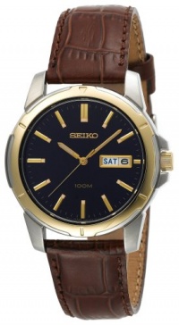 Seiko Men's SGGA08 Brown Leather Watch Seiko Men's SGGA08 Brown Leather Watch