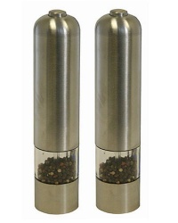iTouchless Automatic Stainless Steel Pepper Mill and Salt Grinder (2 Pack) iTouchless Automatic Stainless Steel Pepper Mill and Salt Grinder (2 Pack)