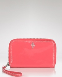 Cole Haan's patent leather wristlet is a more polished way to keep your gadget safe, whether inside your purse or dangling from your wrist. Cole Haan's patent leather wristlet is a more polished way to keep your gadget safe, whether inside your purse or dangling from your wrist.