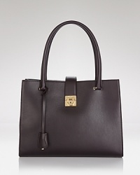 We love the day-right proportions of this Salvatore Ferragamo tote. A classic addition to your purse portfolio, this luxurious leather piece flaunts a timeless design that will see you from season to season. We love the day-right proportions of this Salvatore Ferragamo tote. A classic addition to your purse portfolio, this luxurious leather piece flaunts a timeless design that will see you from season to season.