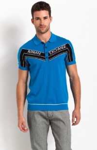 Armani Exchange Chevron Logo Sweater Polo Armani Exchange Chevron Logo Sweater Polo