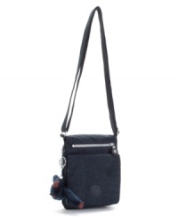 Crafted from durable water resistant nylon, Kipling's versatile El Dorado shoulder bag is perfect for fun and adventurous types. Crafted from durable water resistant nylon, Kipling's versatile El Dorado shoulder bag is perfect for fun and adventurous types.