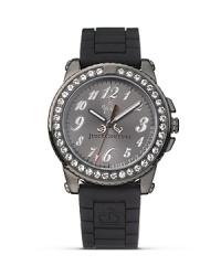Bold and black. Juicy Couture's Pedigree Jelly Watch is a timely piece for the city girl. Bold and black. Juicy Couture's Pedigree Jelly Watch is a timely piece for the city girl.