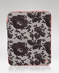 Let your iPad live in luxury with this nylon lace sleeve from Juicy Couture. It's both feminine and fiercely practical, too. Let your iPad live in luxury with this nylon lace sleeve from Juicy Couture. It's both feminine and fiercely practical, too.