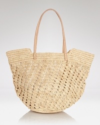 mar Y sol's crochet tote is the perfect summer arm-candy. Crafted from beach-ready raffia, it encapsulates breezy, bohemian accessorizing. mar Y sol's crochet tote is the perfect summer arm-candy. Crafted from beach-ready raffia, it encapsulates breezy, bohemian accessorizing.