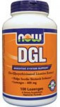 DGL by NOW Foods - Digestive Support (400mg - 100 Lozenges) DGL by NOW Foods - Digestive Support (400mg - 100 Lozenges)