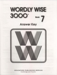 Wordly Wise 3000 Book 7 Answer Key Wordly Wise 3000 Book 7 Answer Key