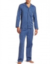 HUGO BOSS Men's Sleepwear Woven Navy PJ Set