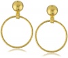 GURHAN Geo Small Hanging Hoop Post Earrings