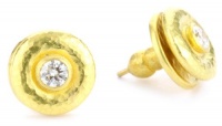 GURHAN Droplet Wide-Framed White Diamond Post Earrings GURHAN Droplet Wide-Framed White Diamond Post Earrings