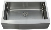 Kraus KHF200-33 33-Inch Farmhouse Apron Single Bowl 16 gauge Kitchen Sink, Stainless Steel Kraus KHF200-33 33-Inch Farmhouse Apron Single Bowl 16 gauge Kitchen Sink, Stainless Steel