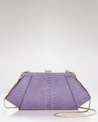 Inspired by fete set style, this Z Spoke Zac Posen works an elegant cool, crafted of embossed leather. Carry it for party accessorizing with a pedigree. Inspired by fete set style, this Z Spoke Zac Posen works an elegant cool, crafted of embossed leather. Carry it for party accessorizing with a pedigree.