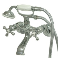 Kingston Brass KS266C Victoria 3-Inch to 9-Inch Wall Mount Tub and Shower Faucet, Polished Chrome Kingston Brass KS266C Victoria 3-Inch to 9-Inch Wall Mount Tub and Shower Faucet, Polished Chrome