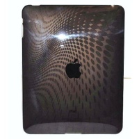 CTCstore Black Wave Premium Crystal TPU Silicone Skin Case for APPLE iPad with Precut LCD Screen Guard/Protector CTCstore Black Wave Premium Crystal TPU Silicone Skin Case for APPLE iPad with Precut LCD Screen Guard/Protector