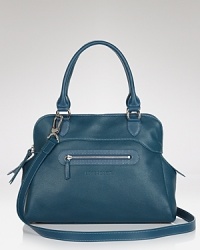 The endless on-duty ease of Longchamp comes calling with this sleekly styled satchel, crafted of leather. The zip top opens to a well-organized interior which features multiple pockets. The endless on-duty ease of Longchamp comes calling with this sleekly styled satchel, crafted of leather. The zip top opens to a well-organized interior which features multiple pockets.