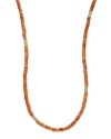 Michael Kors Red Dyed Howlite Coral Long Necklace, 46, Golden