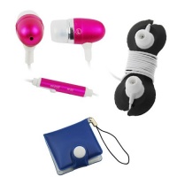 GTMax Hot Pink 3.5mm Metalic Microphone Headset + Headset Wrap + Mini Memory Card Case for Verizon Wireless Motorola Droid Razr M, Droid Razr Maxx HD, Droid Razr HD and Other Android Cell Phone, Tablet, Smartphone, mp3 player and more GTMax Hot Pink 3.5mm Metalic Microphone Headset + Headset Wrap + Mini Memory Card Case for Verizon Wireless Motorola Droid Razr M, Droid Razr Maxx HD, Droid Razr HD and Other Android Cell Phone, Tablet, Smartphone, mp3 player and more