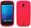 Eagle Cell SCSAMI515S03 Barely There Slim and Soft Skin Case for Samsung Galaxy Nexus i515 - Retail Packaging - Red