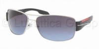 Prada Sport 53NS 1BC5I1 Silver 53ns Aviator Sunglasses Size 65 Prada Sport 53NS 1BC5I1 Silver 53ns Aviator Sunglasses Size 65